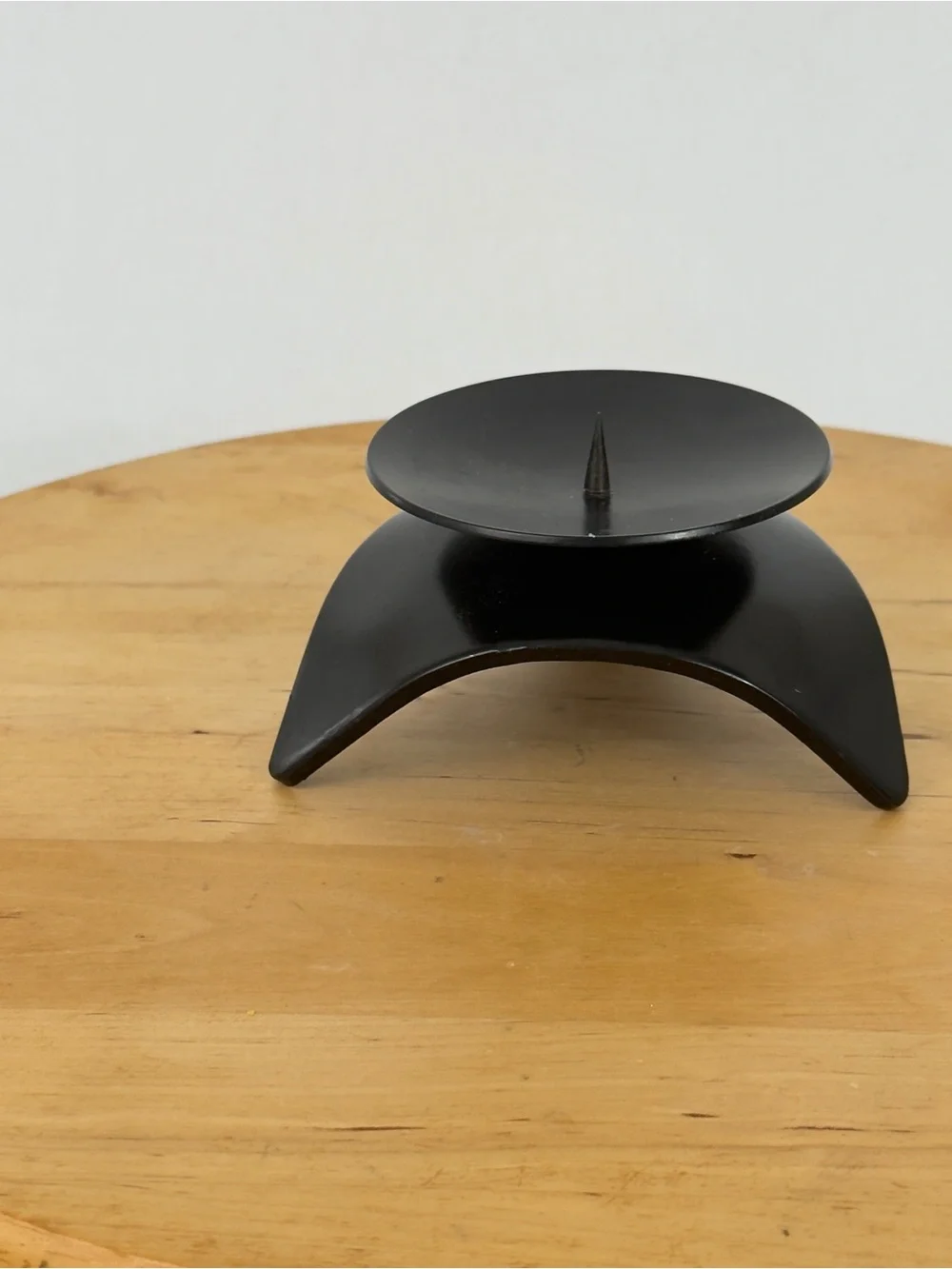 Pier1 Mid-Century Modern Inspired Black Cast Iron Tripod Candle Holder